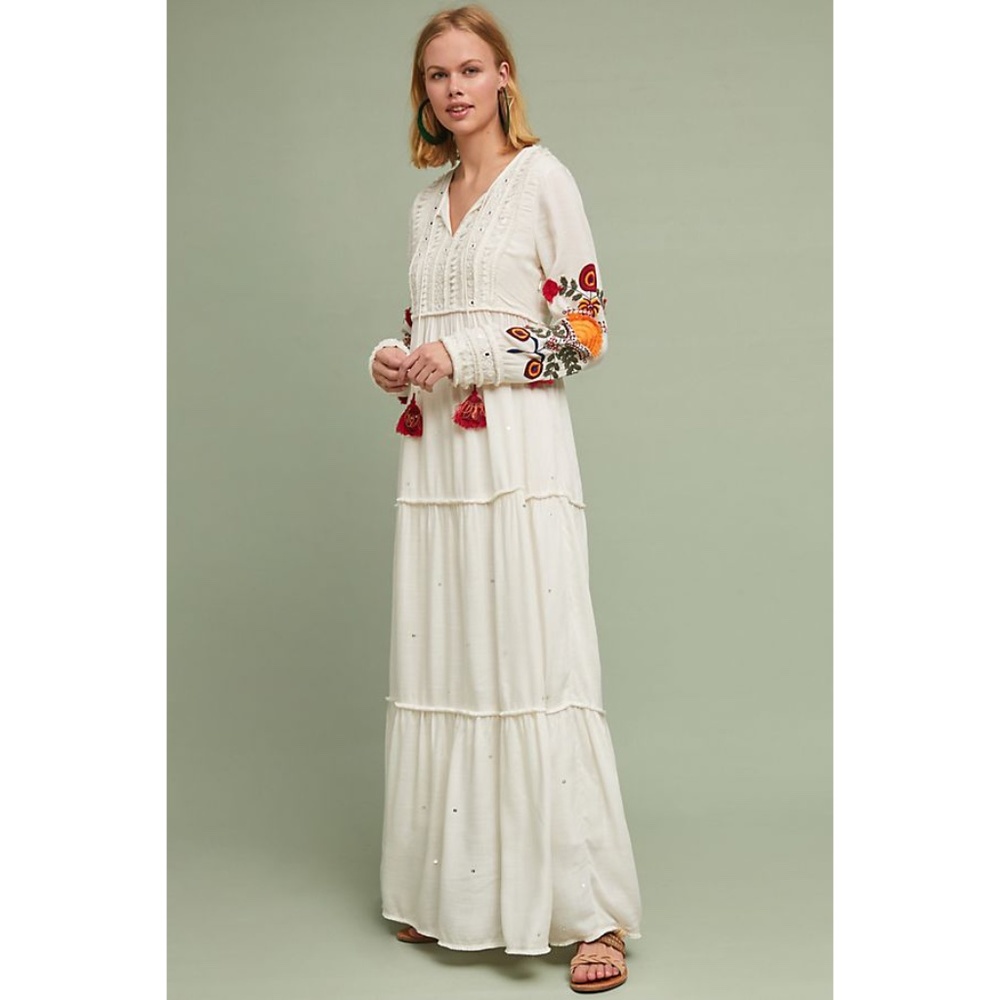 ISO Anthropologie Winsome Maxi Peasant Dress